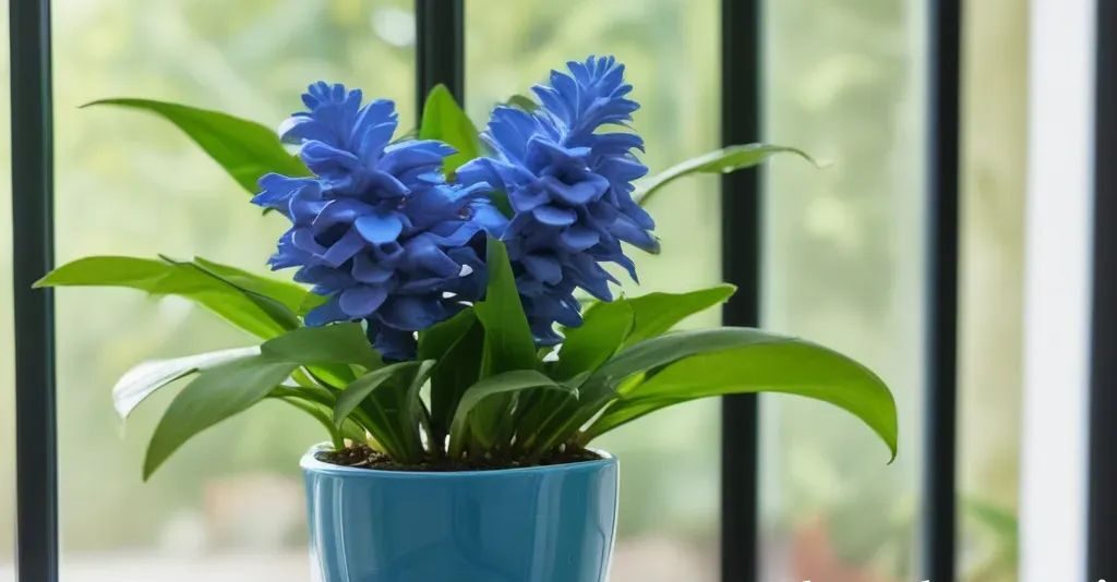 a ginger plant by the window - blue ginger