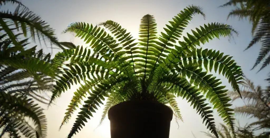 australian tree fern plant in sun - types of indoor ferns
