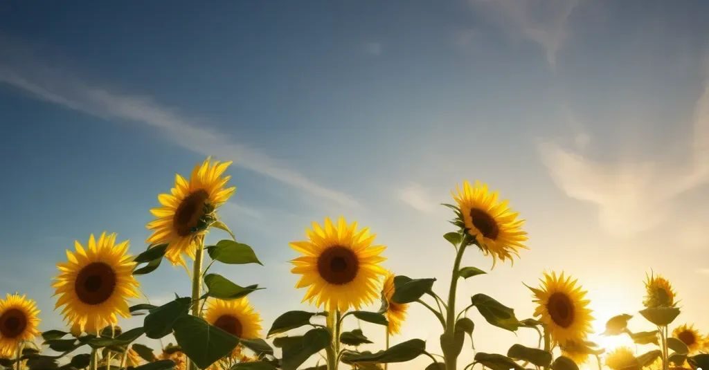 sun flowers in the sun - the meaning and symbolism of sunflowers