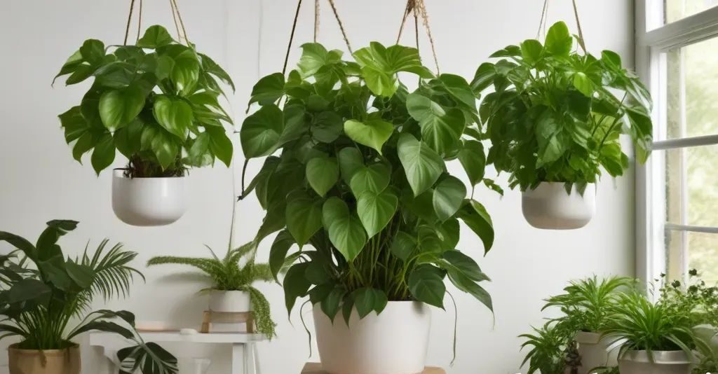Philodendron Plants in white pots - a complete guide on philodendron