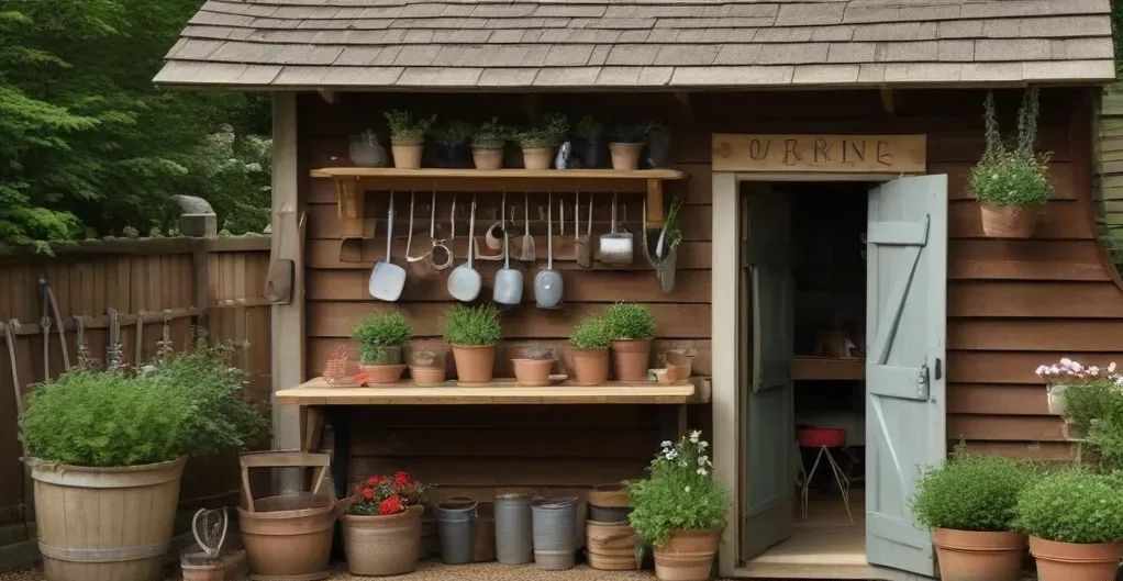The Rustic Potting Shed- Garden room