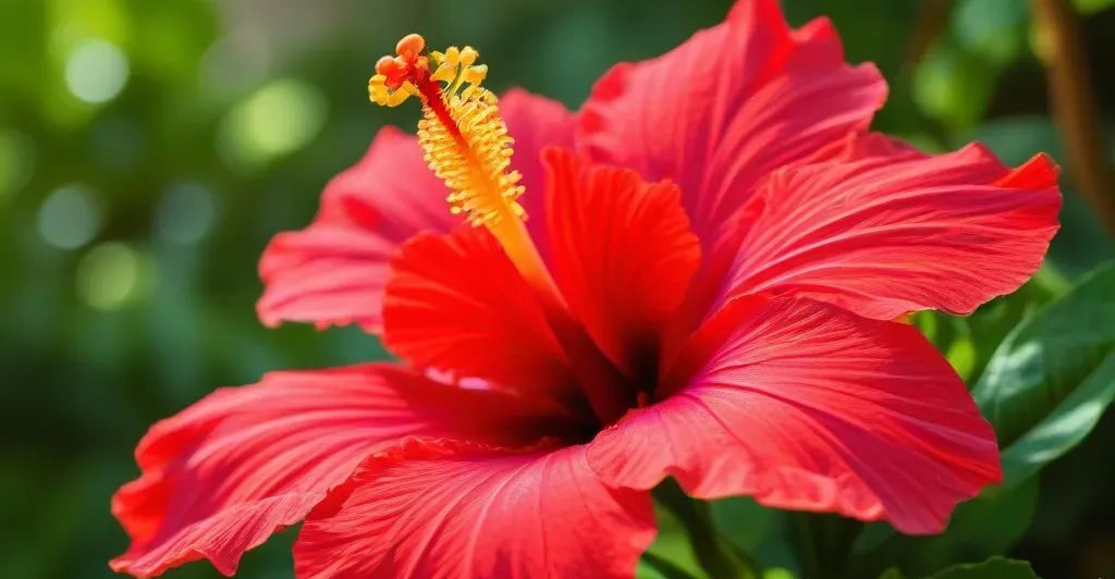 a hibiscus flower - dominican republic national flower