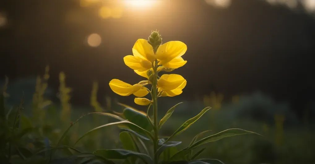 Evening Primrose-Yellow Flowering Plants