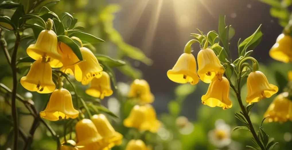Yellow Wax Bells-Yellow Flowering Plants