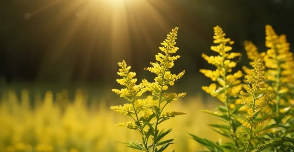 Goldenrod-Yellow Flowering Plants